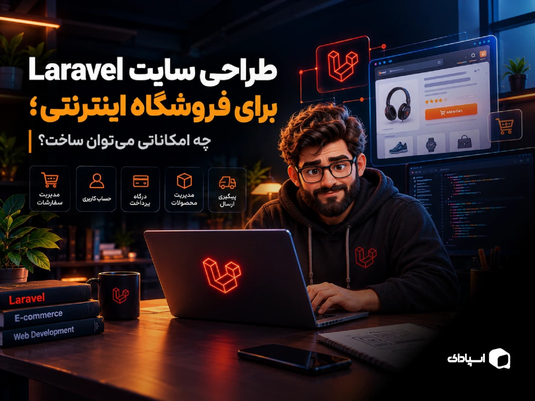 طراحی سایت Laravel برای فروشگاه اینترنتی؛ چه امکاناتی میتوان ساخت؟